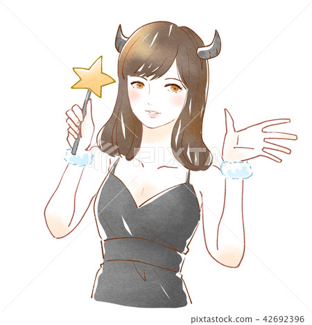 萬聖夜服裝婦女例證 42692396