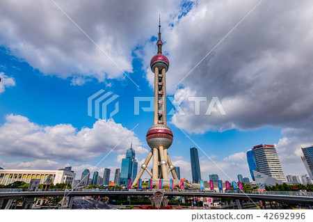 上海東方珍珠電塔，中國 42692996