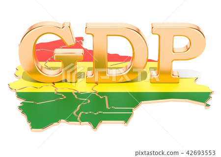 gross domestic product GDP of Bolivia concept 42693553
