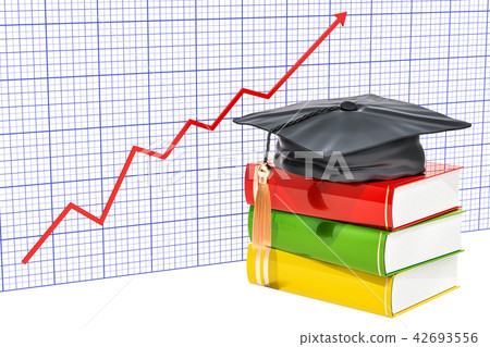 Growth of education concept. 3D rendering Growth of education concept. 3D rendering 42693556