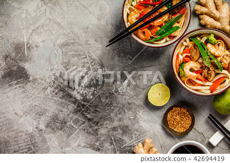 Stir Fry with noodles Stir Fry with noodles 42694419