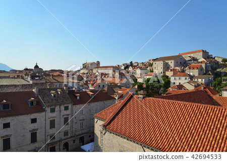 Croatia Old Town of Dubrovnik (taken from the castle wall) Croatia Old Town of Dubrovnik (taken from the castle wall) 42694533