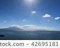 Sakurajima and the sea and sun 42695181
