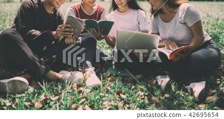 young people being used computer young people being used computer 42695654