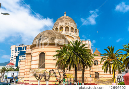 Sacred Heart Cathedral of Oran, currently a public library, in Oran, Algeria 42696602