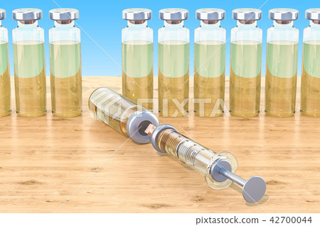 Syringe with ampule, search or choice of vaccine Syringe with ampule, search or choice of vaccine 42700044