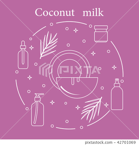 Coconut milk for cosmetics and care products 42701069