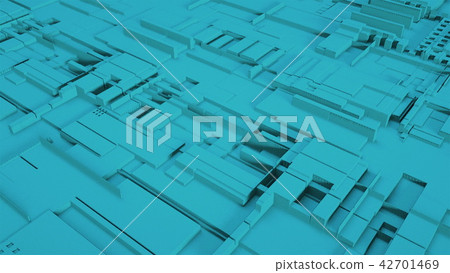 Sci fi space settlement, top view, 3d rendering illustration, computer generated background Sci fi space settlement, top view, 3d rendering illustration, computer generated background 42701469