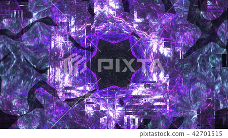 3d shape with fractal regularity, abstract computer technology background, 3d render, computer 42701515