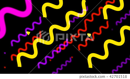 Bright curved creeping worms, computer generated abstract background, 3D rendering Bright curved creeping worms, computer generated abstract background, 3D rendering 42701518