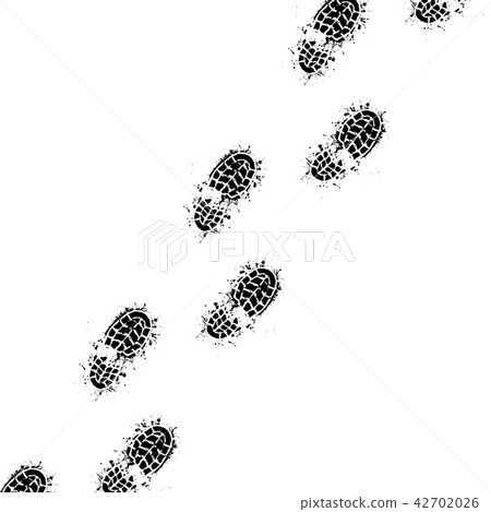 Black grunge shoes background 42702026