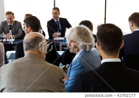 Business audience at training 42702177