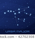Constellation Ursa Major, Great Bear 42702308