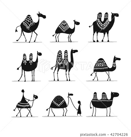 Camels collection, sketch for your design Camels collection, sketch for your design 42704226