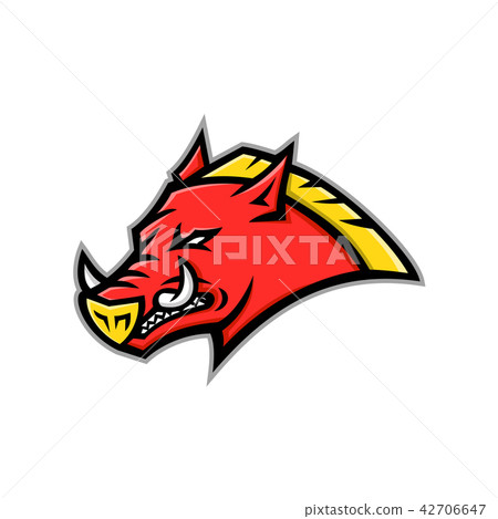 Angry Razorback Mascot Angry Razorback Mascot 42706647