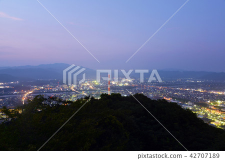 Night view of Nobeoka city 42707189