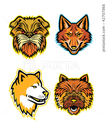 Terriers and Wolves Mascot Collection 42707868