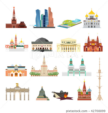 TV Tower Moscow Icon Vector Illustration. Travel To Russia Concept Art  Cartoon Style Stock Vector - Illustration of cityscape, moscow: 137721328