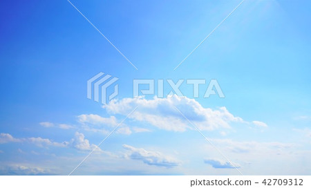 Sky blue sky cloud 16: 9 42709312