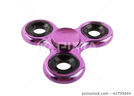 purple spinner on white background 42709844