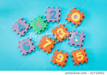 Foam block numbers children toys 42710682