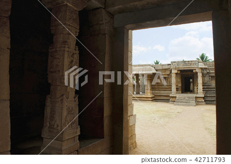 View of Achyuta Raya Temple from West side gopura View of Achyuta Raya Temple from West side gopura 42711793