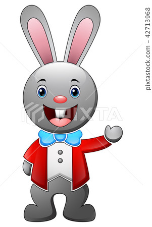 Cartoon Rabbit wearing a tuxedo - Stock Illustration [42713968] - PIXTA