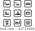 parking black symbol 42713998
