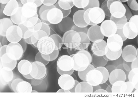 Black white bokeh background. Defocused bokeh. 42714441