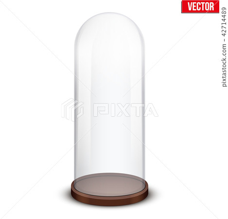 Glass dome on white background - Stock Illustration [42714489] - PIXTA
