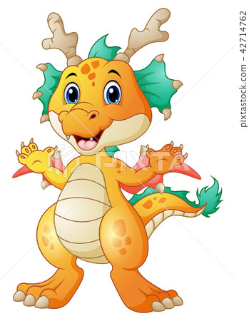 插图素材: vector illustration of cute dragon cartoon 查看全部