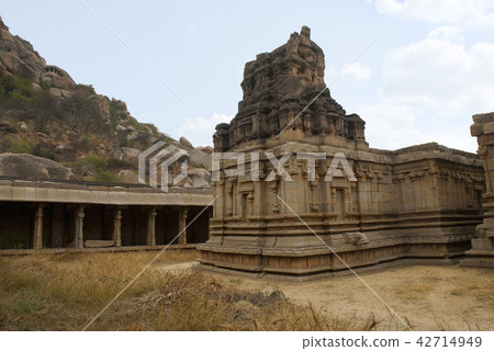 Twin chambered shrine of goddess, Hampi, Karnataka 42714949