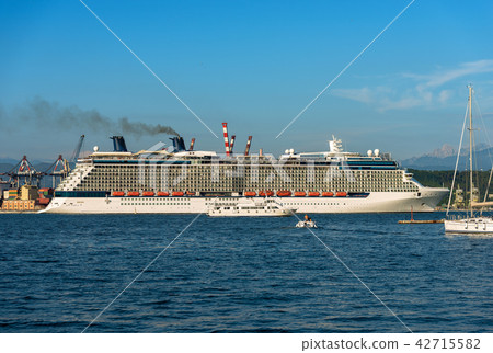 Cruise Ship in the Port of La Spezia Liguria Italy 42715582