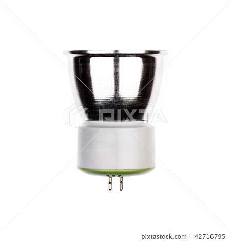 LED light bulb with GU5.3 socket Isolated on white 42716795