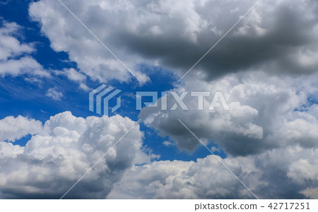 Beautiful panorama blue sky and white clouds Beautiful panorama blue sky and white clouds 42717251