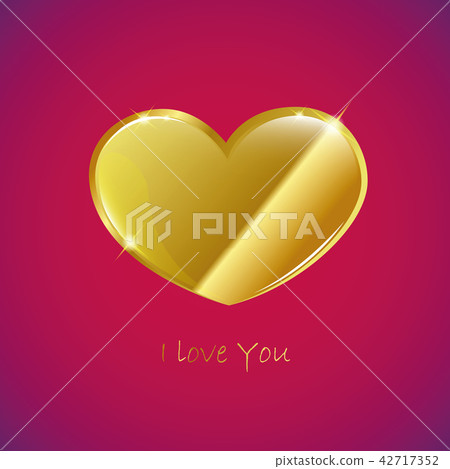 golden heart i love you 42717352