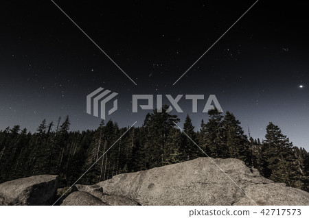 Orion over a moonlit Yosemite 42717573