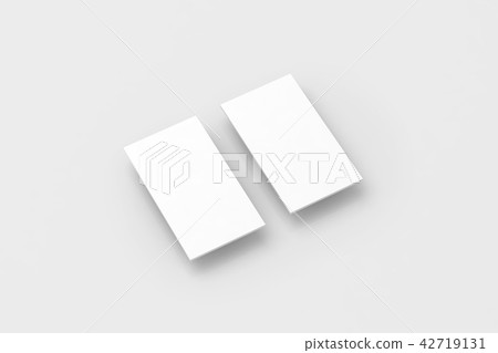 Blank white rectangles for phone display mockup, 42719131