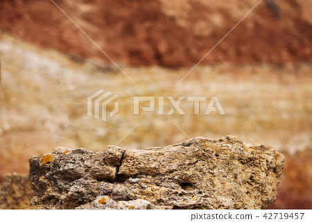 high coast by the sea, beautiful wild landscape  42719457