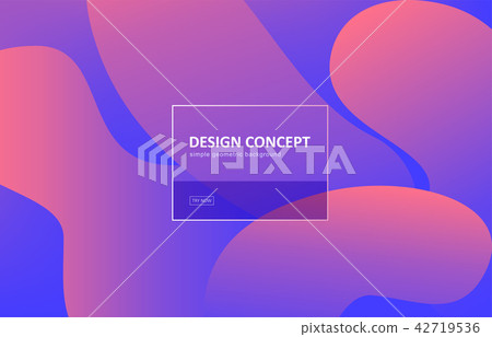Abstract background, gradient geometric shape vector design. Graphic pattern in minimal style Abstract background, gradient geometric shape vector design. Graphic pattern in minimal style 42719536