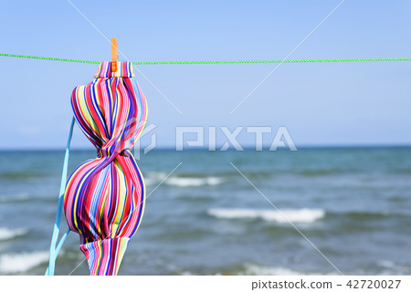 bikini hanging on a clothes line 42720027