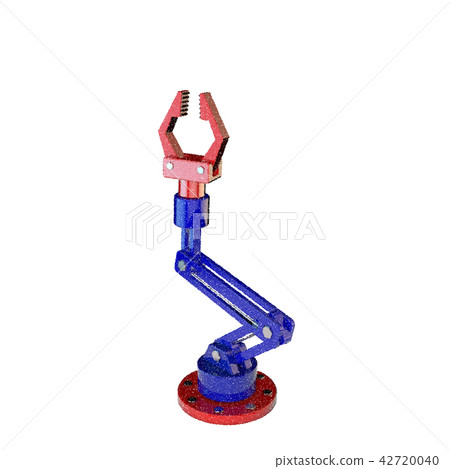 Robotic arm. Isolated on white background. Robotic arm. Isolated on white background. 42720040