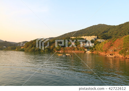sunset at TSO Wo Hang Pier hk sunset at TSO Wo Hang Pier hk 42722612