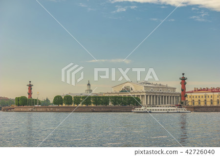 Saint Petersburg skyline at Rostral Column, Russia 42726040