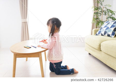 Children playing alone Children playing alone 42726266