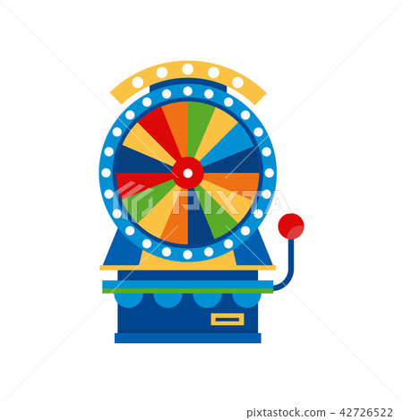 Fortune wheel , arcade game vending machin vector Illustration on a white background Fortune wheel , arcade game vending machin vector Illustration on a white background 42726522