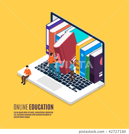 Online educations concept Online educations concept 42727180
