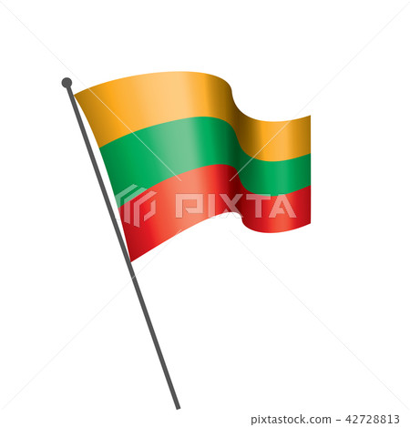 Lithuania flag, vector illustration Lithuania flag, vector illustration 42728813