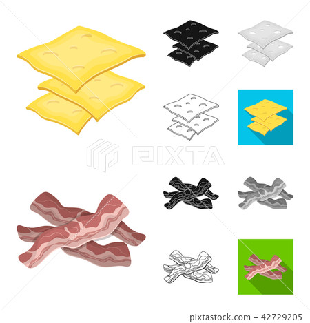 Burger and ingredients cartoon,black,flat,monochrome,outline icons in set collection for design Burger and ingredients cartoon,black,flat,monochrome,outline icons in set collection for design 42729205