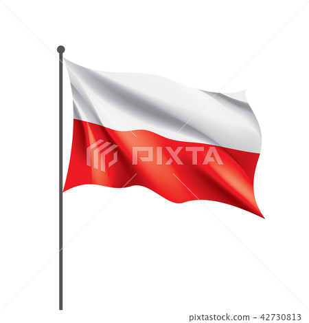 Poland flag, vector illustration Poland flag, vector illustration 42730813